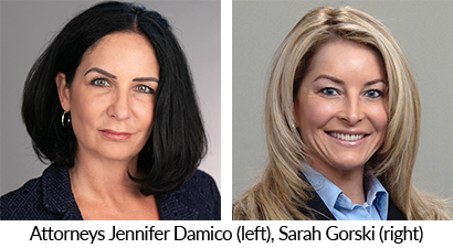 Attorneys Jennifer Damico and Sarah Gorski Buckfire Law